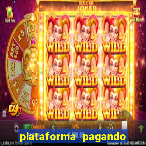 plataforma pagando bonus no cadastro